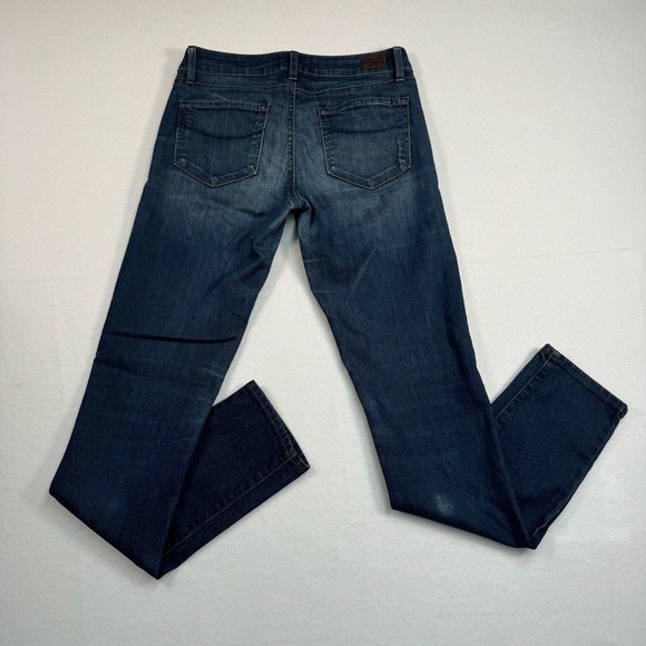 Paige Skyline Skinny Jean Womens Size 28 Dark Wash Ankle Stretch - Picture 3 of 16